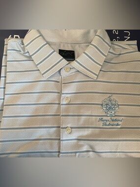 Trump National - Greg Norman Striped Polo Shirt